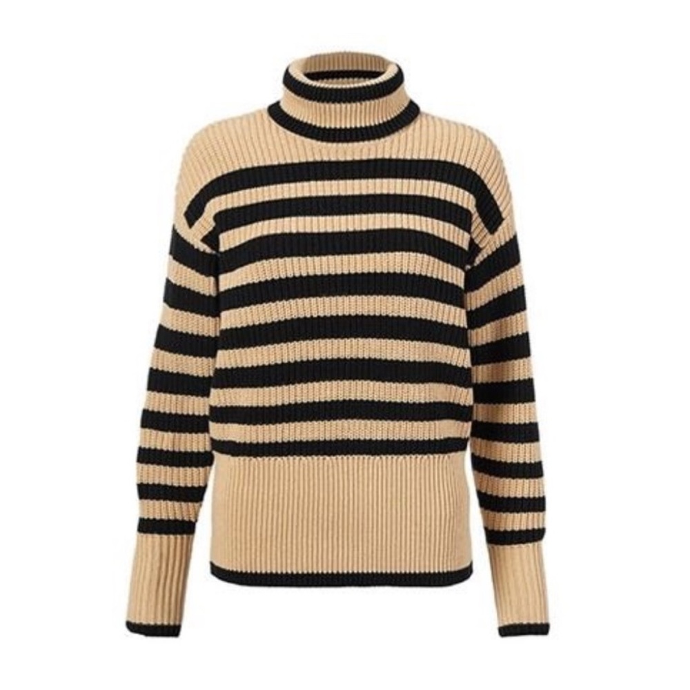 Cabi | Polo Striped Turtleneck Sweater